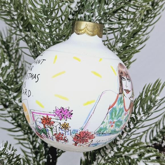 Hallmark - Vintage MasterCard Glass Ornament 1992 - Picture 2 of 13